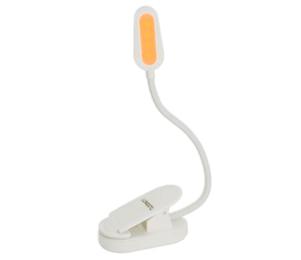Lunesto LED lampička na čtení bez modré složky - bílá